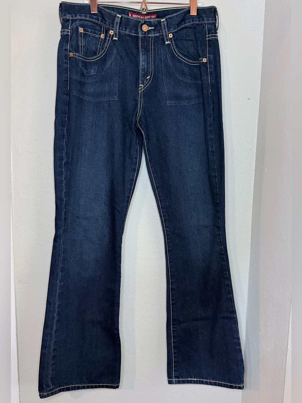 Levi 515 boot cut low rise blue jeans junior size 10